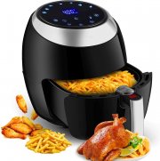 TOOLUCK 6,5 L Hei&szlig;luftfritteuse mit LCD-Touch-Digitalbildschirm