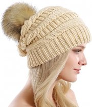 Topassion Damen Strick Winterm&uuml;tzen