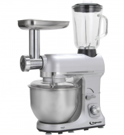 Topmatic PKM-1800.1BG K&uuml;chenmaschine mit 5 Liter Edelstahlsch&uuml;ssel inkl. Fleischwolf und Mixer