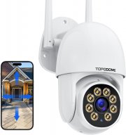 Topodome WLAN Outdoor &Uuml;berwachungskamera mit Nachtsicht und 2-Wege Audio