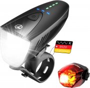 Toptrek Fahrradlicht Set 100 LUX StVZO Zugelassen