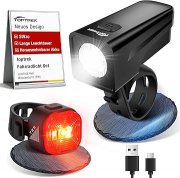 toptrek Fahrradlicht-Set mit Wechselakku f&uuml;r 15,99&euro;