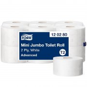 Tork Mini Jumbo Toilettenpapier (2 Rollen) zum Sparpreis