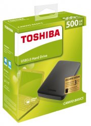 Toshiba Canvio Basics &ndash; 500GB externe Festplatte f&uuml;r 29&euro; inkl. Versand