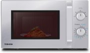 Toshiba MW2-MM20PF(SL) Mikrowelle 20L 800W mit 5 Leistungsstufen und Auftaufunktion