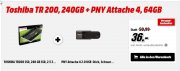 Toshiba TR 200, 240GB + PNY Attache 4, 64GB im Set nur 36&euro; incl. Versand