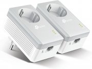 TP-Link Powerline Adapter Set TL-PA4010P KIT Netzwerk-Adapter mit integrierter Steckdose