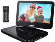Tragb. DVD-Player mit schwenkb. Bildsch, 5 Stunden Akku, SD-Karte USB f&uuml;r 43,99&euro; inkl. Versand