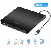 Tragbare Slim USB 3.0 CD DVD RW Brenner Schreiber Player 