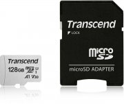 Transcend microSDXC 128GB Premium 300S Class 10 Speicherkarte + Adapter