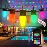 Traumheim 15 Meter Outdoor LED Lichterkette mit App Steuerung