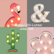 Trendige LED-Lichter f&uuml;r unter 10,00 Euro jetzt bei Lesara shoppen!