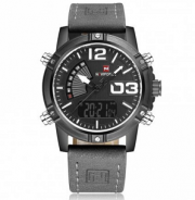 Trendige NAVIFORCE Armbanduhr f&uuml;r Herren mit Kunstlederarmband nur 10,00 Euro inkl. Versand