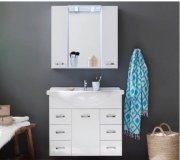Trendteam Aqua &ndash; 2-teiliges Badezimmer-Set inkl. Keramik-Waschbecken f&uuml;r 214,99&euro; (statt 332&euro;)