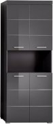 trendteam smart living Amanda Hochschrank in Grau Hochglanz f&uuml;r 268,16&euro;
