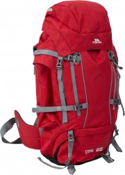 Trespass Trek 66 Red Tone Rucksack 66 Liter mit eingebauter Regenh&uuml;lle