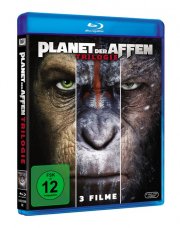 TRILOGIE - Planet der Affen: Prevolution / Revolution / Survival (Blu-ray) 