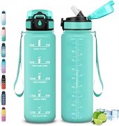 Trinkflasche mit Strohhalm 1L f&uuml;r nur 8,60&euro;