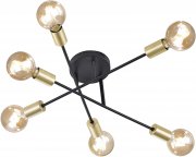 Trio Leuchten 606700632 Cross A++ to E, Deckenleuchte, Metall