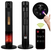Tronitechnik TT-KH-073 Keramik Heizl&uuml;fter mit Kaminfeuer