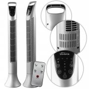 Tronitechnik TUV02 Turmventilator mit Oszilation und 3 L&uuml;ftungs-Modi inkl. Fernbedienung