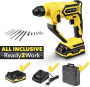 Trotec PRDS 10-20V Akku Bohrhammer mit Schnellwechsel SDS-plus-Aufnahme