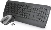 Trust 23415 Tecla-2 Kabelloses Wireless Tastatur und Maus Set mit Deutsches QWERTZ Layout