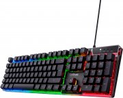 Trust Gaming GXT 835 Azor Gaming Tastatur mit LED Beleuchtung Deutsches QWERTZ Layout