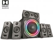Trust GXT 698 Torro Dolby Digital 5.1 Sound System mit 180W Surround Sound und RGB Beleuchtung
