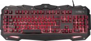 TRUST GXT 840 Myra Gaming-Tastatur mit 3-farbiger LED-Beleuchtung