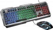 Trust GXT 845 Tural Gaming Combo mit Tastatur und Maus