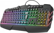 Trust GXT 881 Odyss Halbmechanische Gaming Tastatur Deutsches Layout