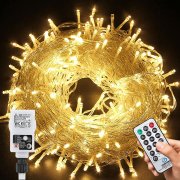 Tubiaz 60 Meter 600 LEDs Outdoor Lichterkette mit Fernbedienung