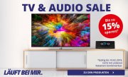 TV & Audio Sale bis zu -15% + gratis Versand bei Medion
