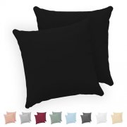 Twinzen Kissenbez&uuml;ge (2er-Set) 80x80cm aus Baumwolle f&uuml;r nur 10&euro;
