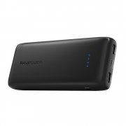 Type-C Powerbank RAVPower 22000mAh Externer Akku mit USB C Anschluss und Zwei iSmart