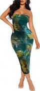 TZLDN Damen Maxikleid (Bandeau, schulterfrei) f&uuml;r nur 4,99&euro;