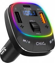 UEASE Bluetooth 5.3 FM Transmitter und 48W PD& QC3.0 Ladeger&auml;t mit Freisprecheinrichtung