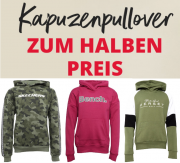 &Uuml;ber 800 Kapuzenpullover f&uuml;r Damen, Herren und Kinder zum halben Preis im MandMDirect Shop