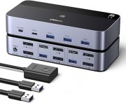 UGREEN KVM-Switch f&uuml;r 2 PCs und 2 Monitore (8K60Hz) f&uuml;r 61,52&euro;