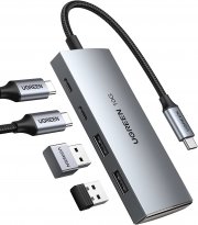 UGREEN USB C Hub 4 Port 10Gbps USB 3.2 Gen 2 mit 2 USB C und 2 USB A OTG Adapter