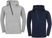 Uhlsport Essential Pro Half-Zip Hoodie mit K&auml;ngurutasche in 2 Farben