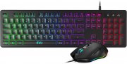 UHURU Gaming Tastatur und Maus Set mit RGB-Licht