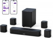 ULTIMEA Aura A40 7.1 Kanal Heimkino Surround Sound System mit Bluetooth und App Steuerung