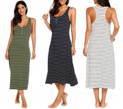 Ultrabequemes langes Nachthemd f&uuml;r Damen in verschiedenen Farben nur 14,99 &euro; statt 29,99 &euro;