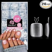 UNA GELLA Fu&szlig;n&auml;gel Tips (216 Stk.) f&uuml;r 8,54&euro; bei Amazon