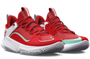 Under Armour UA Flow FUTR X 3 red/white Basketball Sneaker