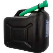 Unitec 20L Kunststoff Benzinkanister mit Ausgie&szlig;er