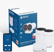 Unitec Smart Heizk&ouml;rper-Thermostat Starter Set 2+1 mit LCD Display kompatibel mit Amazon und Google