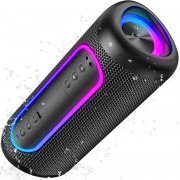 UOHHBOE Bluetooth Dual-Lautsprecher mit kr&auml;ftigen Bass und RGB-Licht